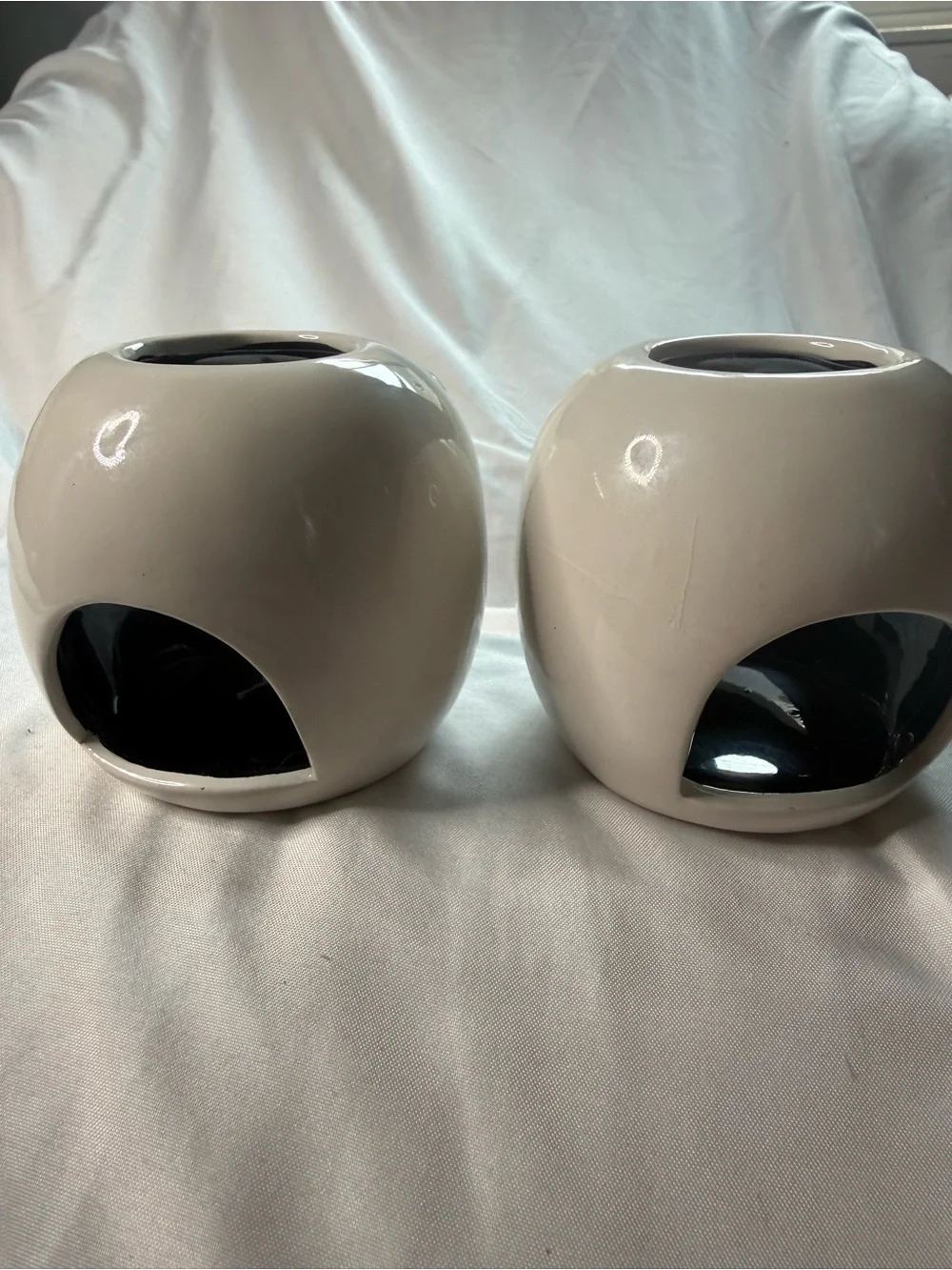 Jack Skellington Ceramic Candle Holders (Pair)